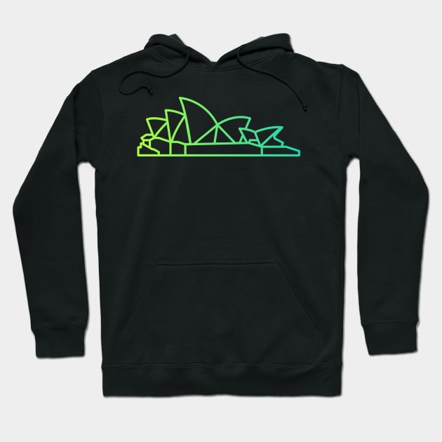 Sydney opera house - Icon Hoodie by Lionti_design